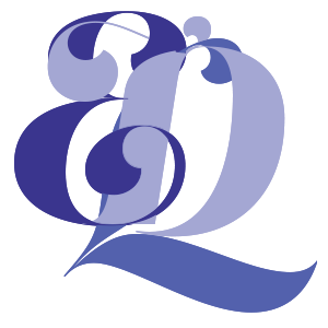 monogram style sticker EL